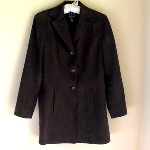 INC international concepts faux suede jacket